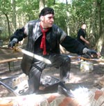 Peter posing in the open air,this was a roleplay weekend