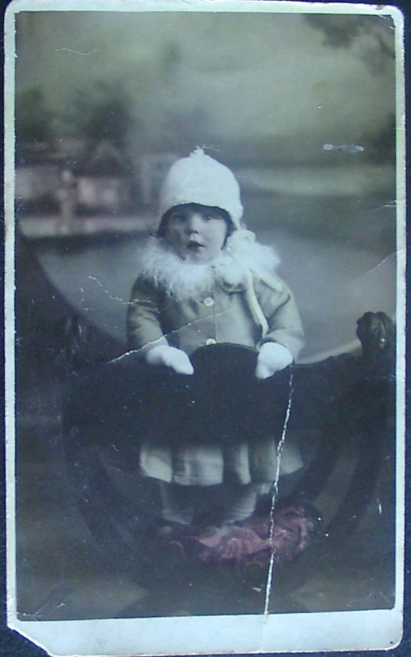 My mother in law as a todler